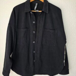 Vuori NWT women's Mackenzie shirt jacket, Balck, Size XS/S